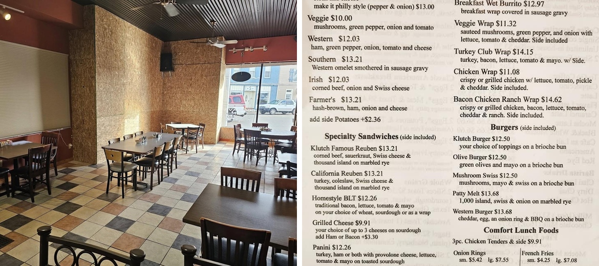 Coffee Klutch Menu