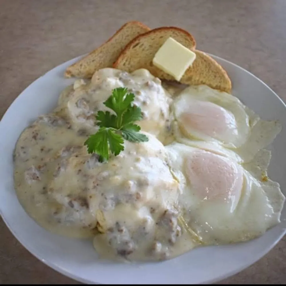 Biscuits and Gravy Made from Scratch